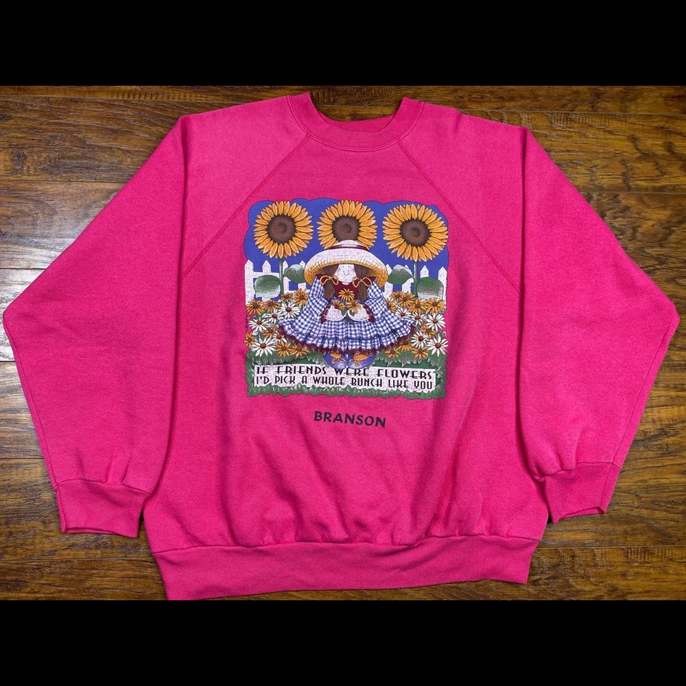 Vintage sunflower sweatshirt Branson Missouri - Picture 1 of 4